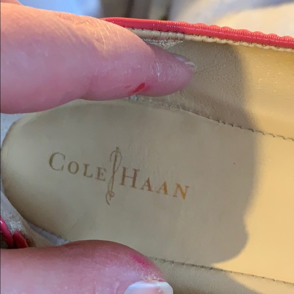 Pink Patent Leather Cole Hann Ballet Style Flats - Picture 6 of 16